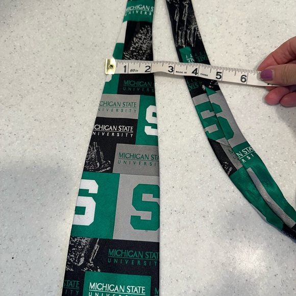 Michigan State Spartans Block & Play Tie
Necktie. Ralph Marlin. Go Green…Go… - Picture 13 of 15